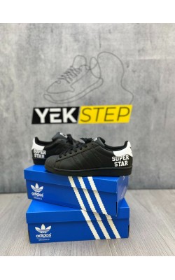 Adidas Süperstar Siyah-Yazılı